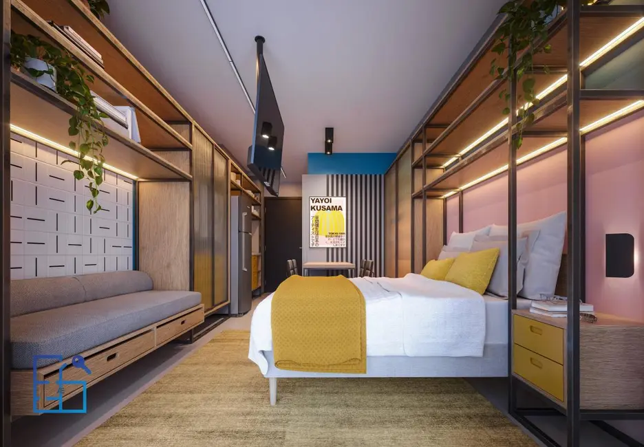 Foto 2 de Apartamento com 2 quartos à venda, 34m2 em Liberdade, São Paulo - SP