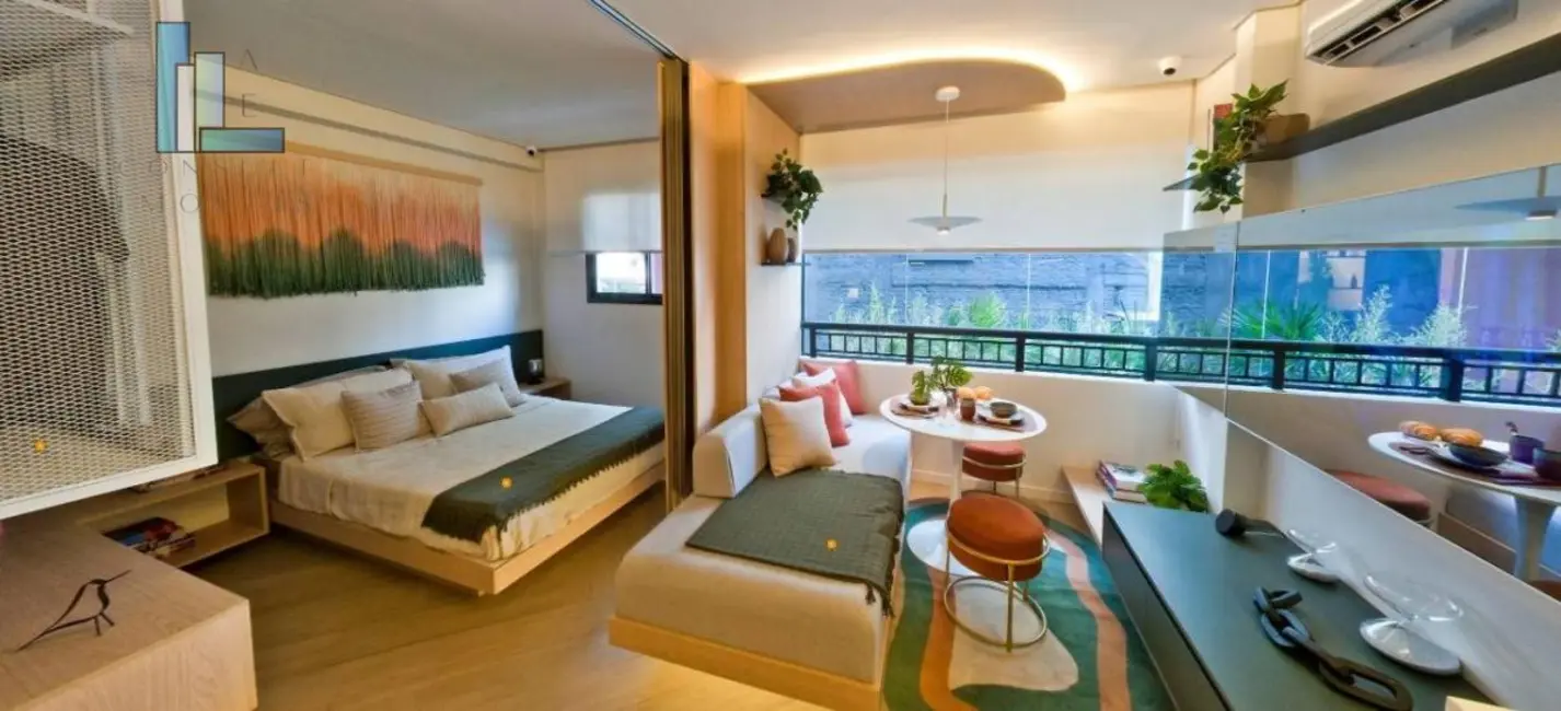 Apartamento com 1 quarto à venda, 24m2 em Bela Vista, São Paulo - SP - imagem 3 Foto 3 de Apartamento com 1 quarto à venda, 24m2 em Bela Vista, São Paulo - SP