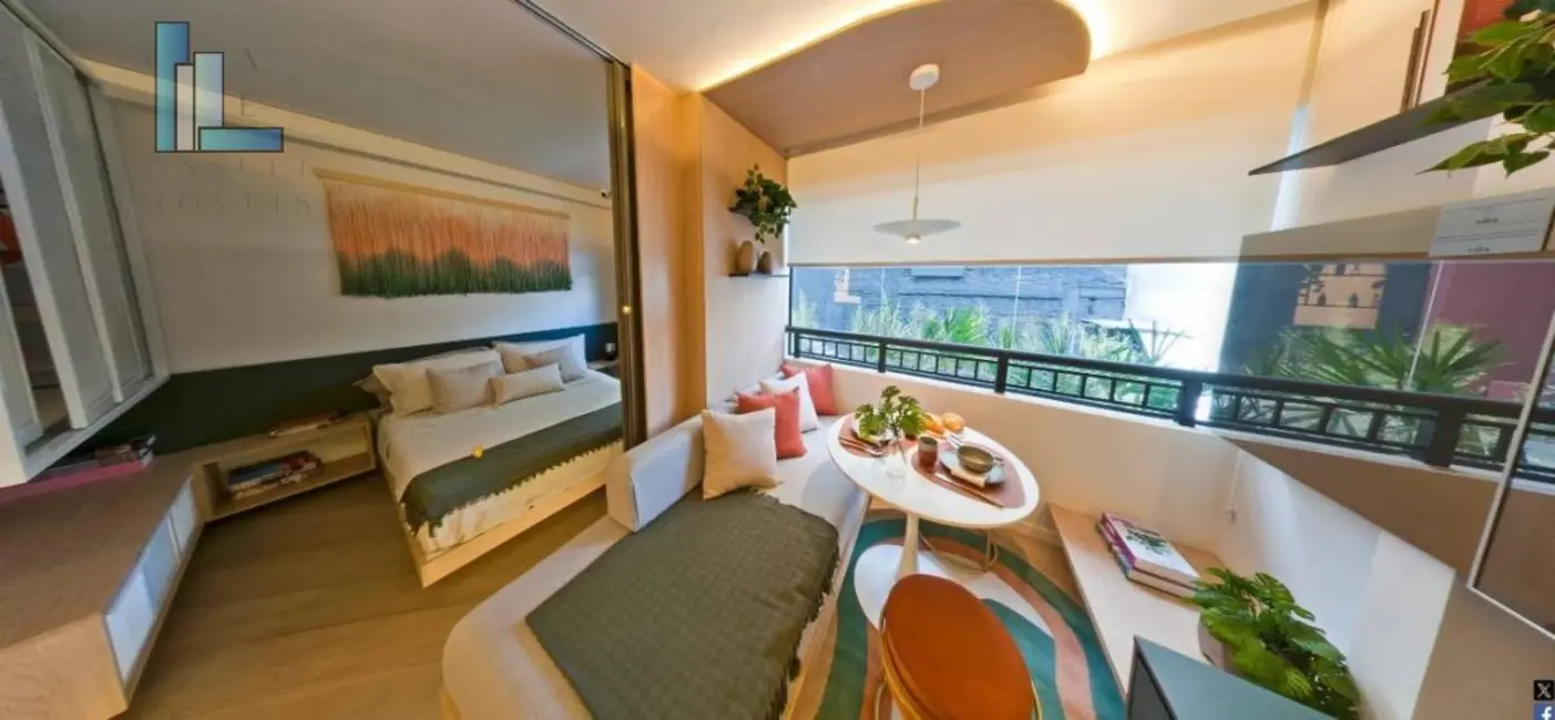 Apartamento com 1 quarto à venda, 24m2 em Bela Vista, São Paulo - SP - imagem 2 Foto 2 de Apartamento com 1 quarto à venda, 24m2 em Bela Vista, São Paulo - SP