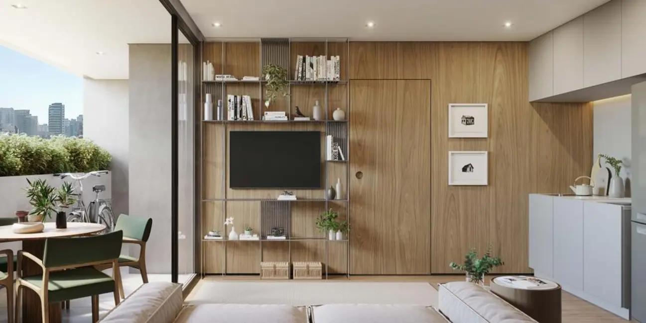 Apartamento com 1 quarto à venda, 39m2 em Ibirapuera, São Paulo - SP - imagem 4 Foto 4 de Apartamento com 1 quarto à venda, 39m2 em Ibirapuera, São Paulo - SP