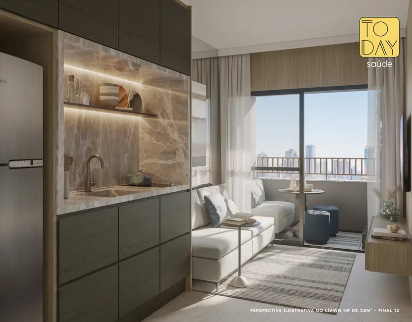 Apartamento com 1 quarto à venda, 29m2 em Saúde, São Paulo - SP - imagem 3 Foto 3 de Apartamento com 1 quarto à venda, 29m2 em Saúde, São Paulo - SP