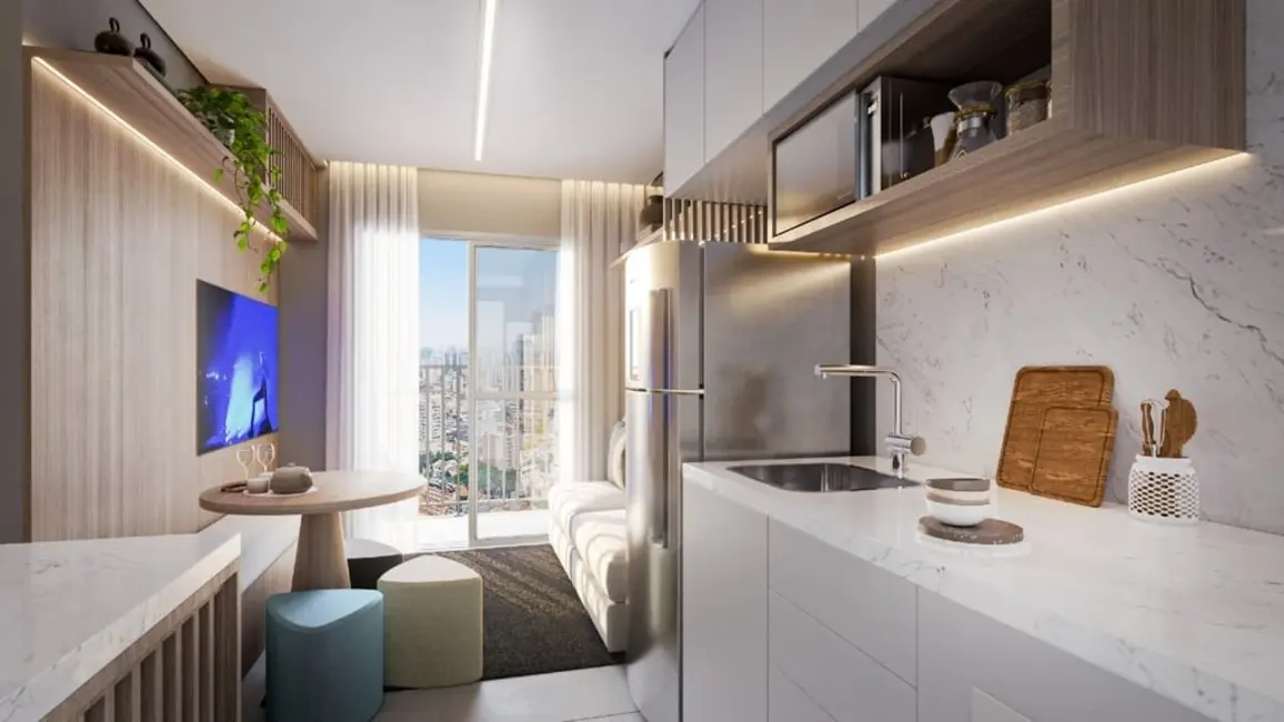 Apartamento com 2 quartos à venda, 33m2 em Ipiranga, São Paulo - SP - imagem 3 Foto 3 de Apartamento com 2 quartos à venda, 33m2 em Ipiranga, São Paulo - SP