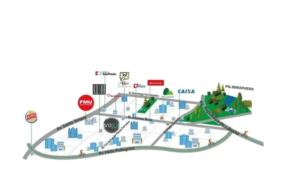 Apartamento com 1 quarto à venda, 24m2 em Vila Nova Conceição, São Paulo - SP - imagem 7 Foto 7 de Apartamento com 1 quarto à venda, 24m2 em Vila Nova Conceição, São Paulo - SP