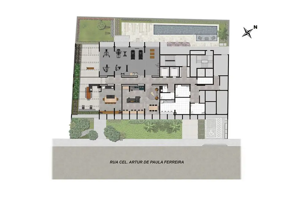 Apartamento com 1 quarto à venda, 24m2 em Vila Nova Conceição, São Paulo - SP - imagem 6 Foto 6 de Apartamento com 1 quarto à venda, 24m2 em Vila Nova Conceição, São Paulo - SP