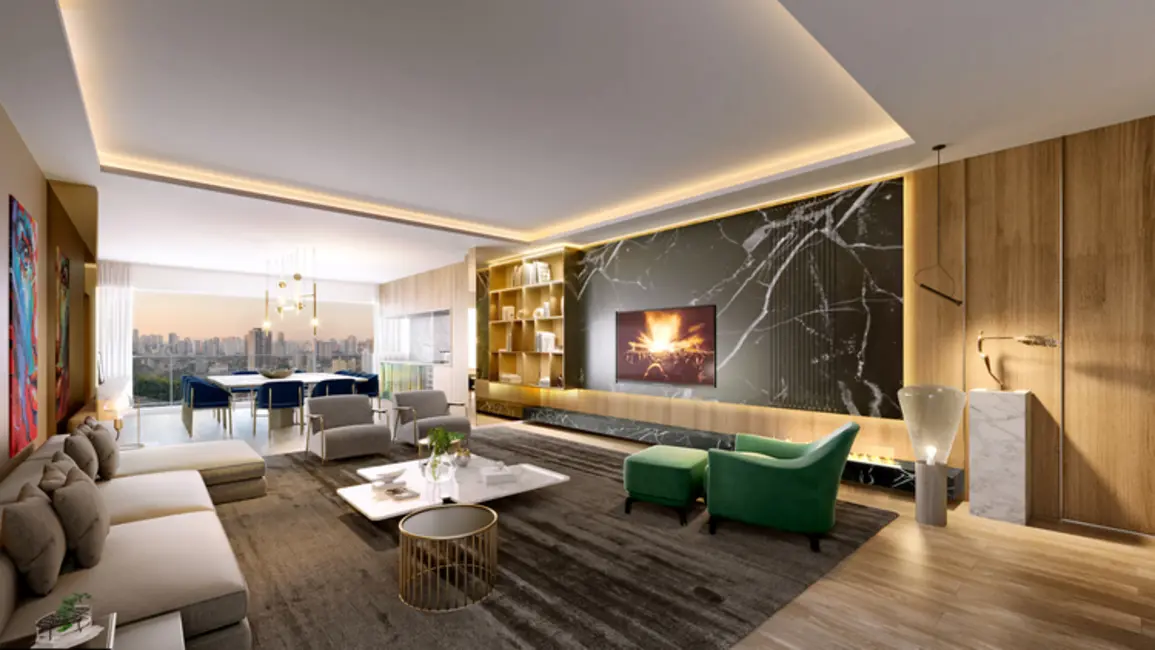 Apartamento com 3 quartos à venda, 170m2 em Brooklin Paulista, São Paulo - SP - imagem 5 Foto 5 de Apartamento com 3 quartos à venda, 170m2 em Brooklin Paulista, São Paulo - SP