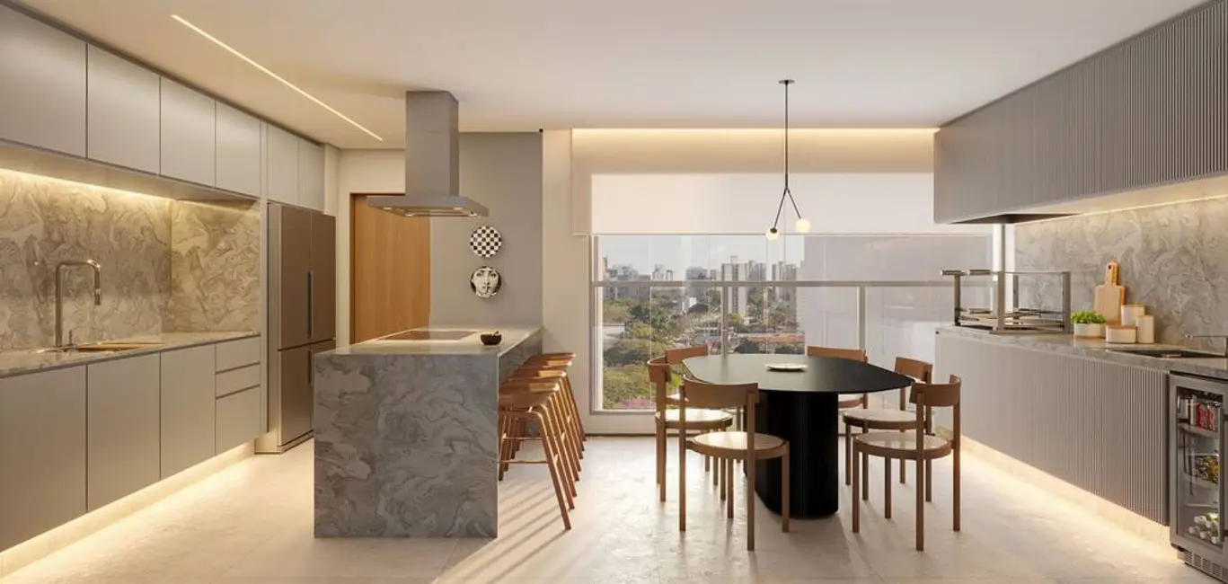 Apartamento com 4 quartos à venda, 255m2 em Campo Belo, São Paulo - SP - imagem 7 Foto 7 de Apartamento com 4 quartos à venda, 255m2 em Campo Belo, São Paulo - SP