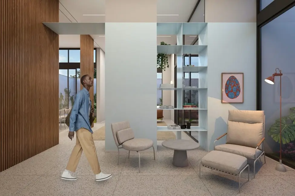 Apartamento com 2 quartos à venda, 46m2 em Vila Pompéia, São Paulo - SP - imagem 4 Foto 4 de Apartamento com 2 quartos à venda, 46m2 em Vila Pompéia, São Paulo - SP