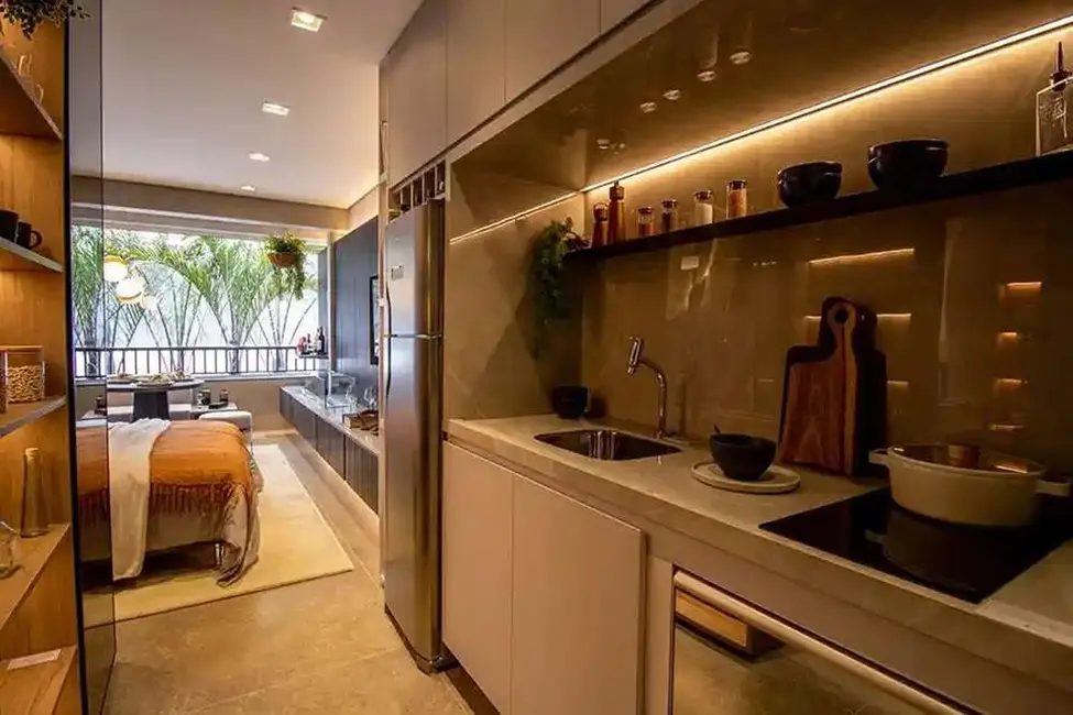 Kitnet com 1 quarto à venda, 32m2 em Vila Olímpia, São Paulo - SP - imagem 5 Foto 5 de Kitnet com 1 quarto à venda, 32m2 em Vila Olímpia, São Paulo - SP