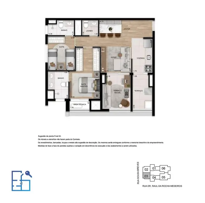 Apartamento com 2 quartos à venda, 76m2 em Tatuapé, São Paulo - SP - imagem 5 Foto 5 de Apartamento com 2 quartos à venda, 76m2 em Tatuapé, São Paulo - SP