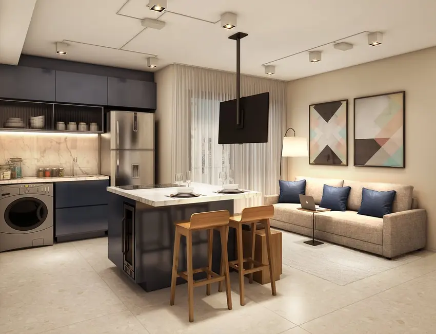 Apartamento com 2 quartos à venda, 40m2 em Pinheiros, São Paulo - SP - imagem 8 Foto 8 de Apartamento com 2 quartos à venda, 40m2 em Pinheiros, São Paulo - SP