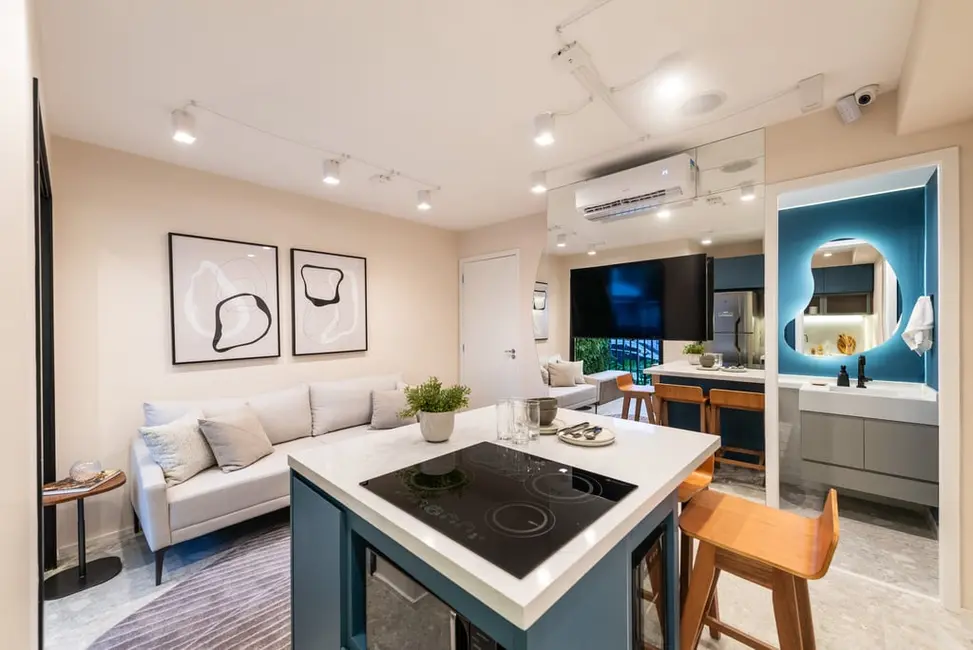 Apartamento com 2 quartos à venda, 40m2 em Pinheiros, São Paulo - SP - imagem 7 Foto 7 de Apartamento com 2 quartos à venda, 40m2 em Pinheiros, São Paulo - SP