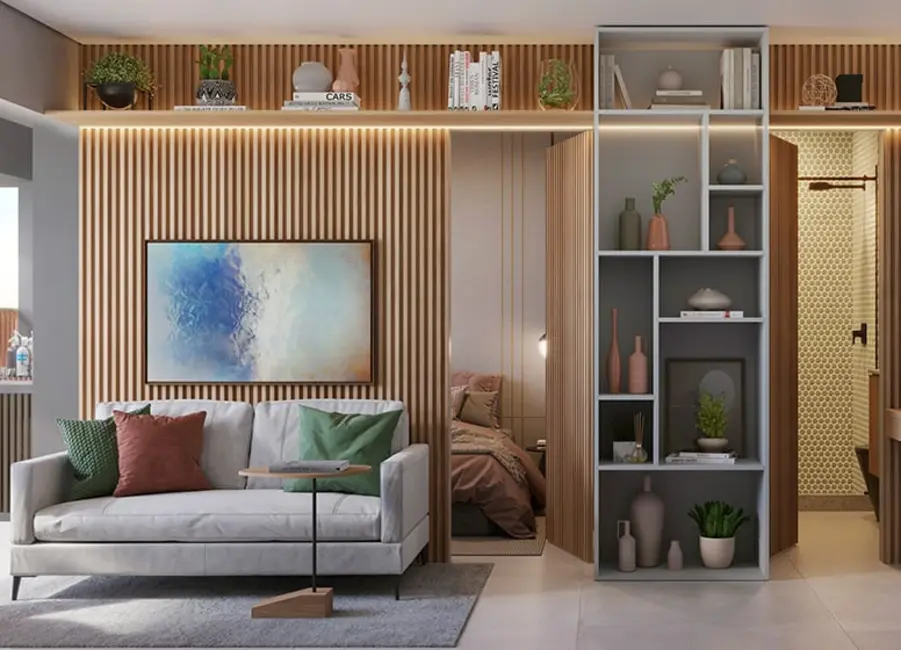 Apartamento com 1 quarto à venda, 33m2 em Campo Belo, São Paulo - SP - imagem 4 Foto 4 de Apartamento com 1 quarto à venda, 33m2 em Campo Belo, São Paulo - SP