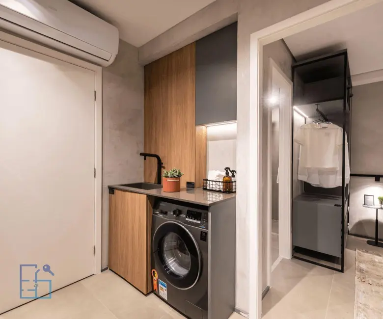 Apartamento com 1 quarto à venda, 27m2 em Campo Belo, São Paulo - SP - imagem 5 Foto 5 de Apartamento com 1 quarto à venda, 27m2 em Campo Belo, São Paulo - SP