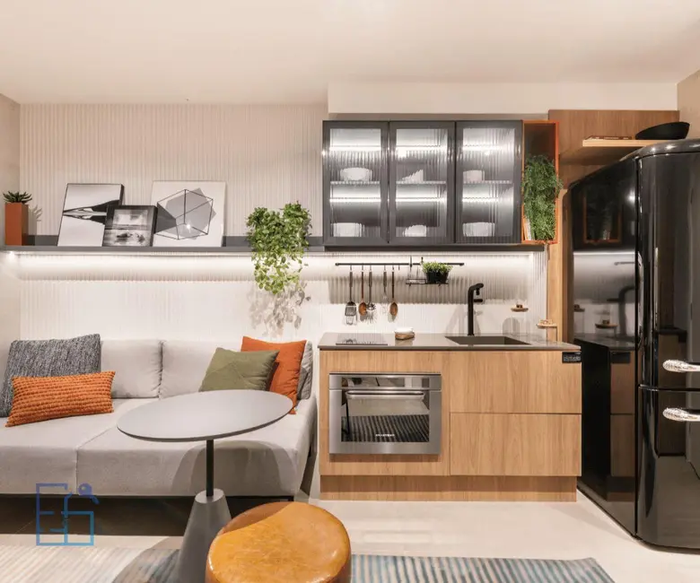 Apartamento com 1 quarto à venda, 27m2 em Campo Belo, São Paulo - SP - imagem 4 Foto 4 de Apartamento com 1 quarto à venda, 27m2 em Campo Belo, São Paulo - SP