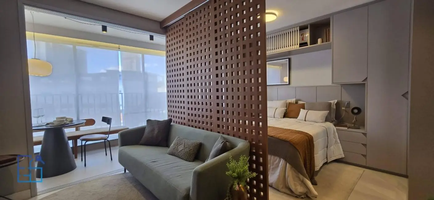 Apartamento com 1 quarto à venda, 24m2 em Brooklin Paulista, São Paulo - SP - imagem 3 Foto 3 de Apartamento com 1 quarto à venda, 24m2 em Brooklin Paulista, São Paulo - SP