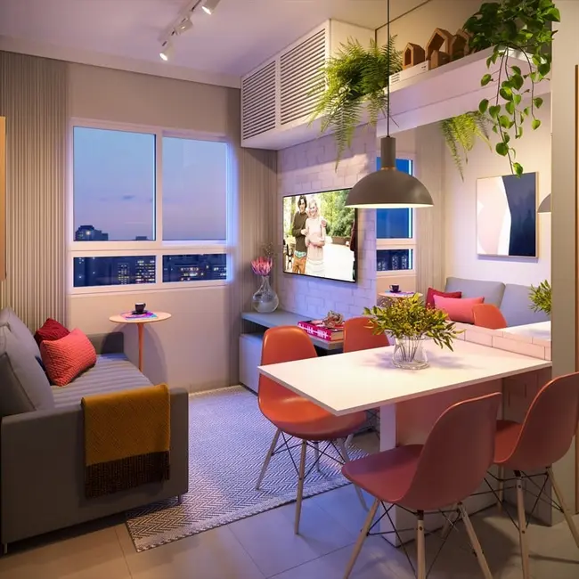 Apartamento com 2 quartos à venda, 32m2 em Chácara Santo Antônio (Zona Sul), São Paulo - SP - imagem 4 Foto 4 de Apartamento com 2 quartos à venda, 32m2 em Chácara Santo Antônio (Zona Sul), São Paulo - SP