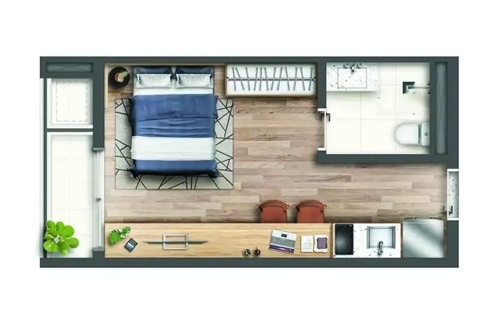 Foto 9 de Apartamento com 1 quarto à venda, 26m2 em Butantã, São Paulo - SP