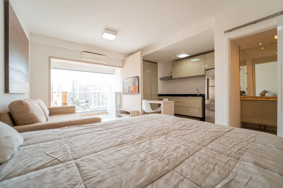 Foto 1 de Apartamento com 1 quarto à venda, 37m2 em Brooklin Paulista, São Paulo - SP