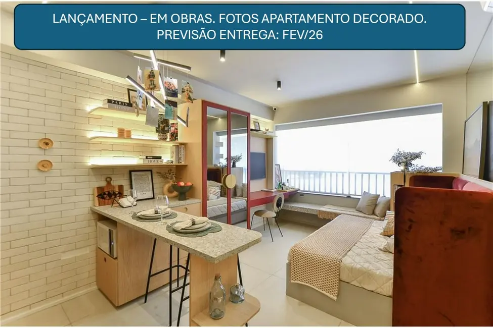 Apartamento com 1 quarto à venda, 36m2 em Campo Belo, São Paulo - SP - imagem 1 Foto 1 de Apartamento com 1 quarto à venda, 36m2 em Campo Belo, São Paulo - SP