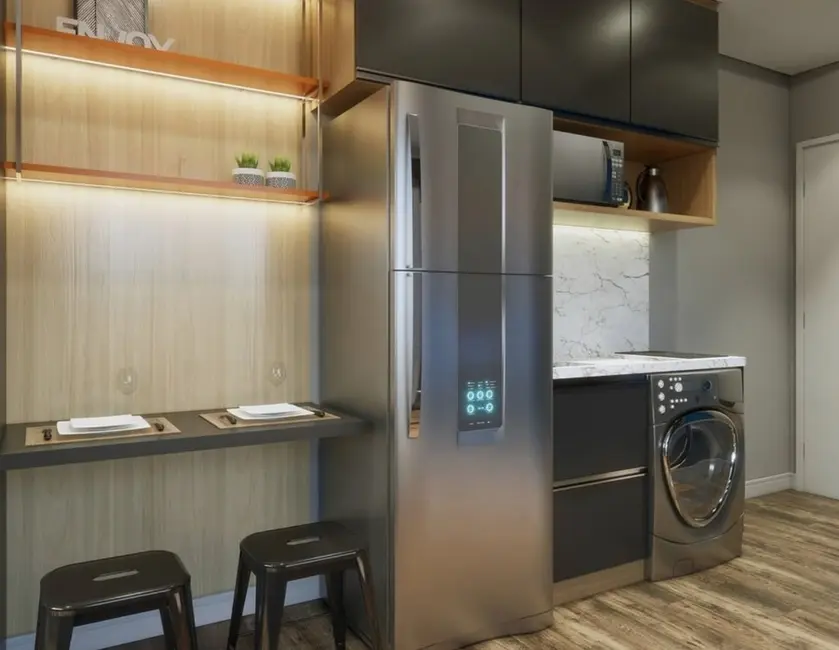 Foto 3 de Kitnet com 1 quarto à venda, 24m2 em Brooklin Paulista, São Paulo - SP