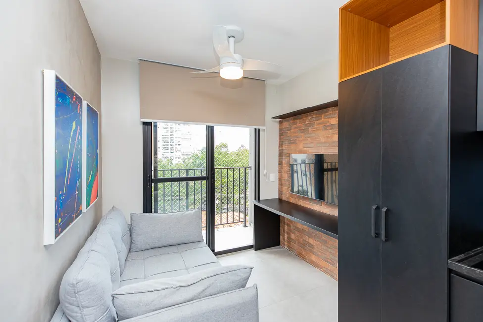 Apartamento com 1 quarto à venda, 26m2 em Campo Belo, São Paulo - SP - imagem 2 Foto 2 de Apartamento com 1 quarto à venda, 26m2 em Campo Belo, São Paulo - SP