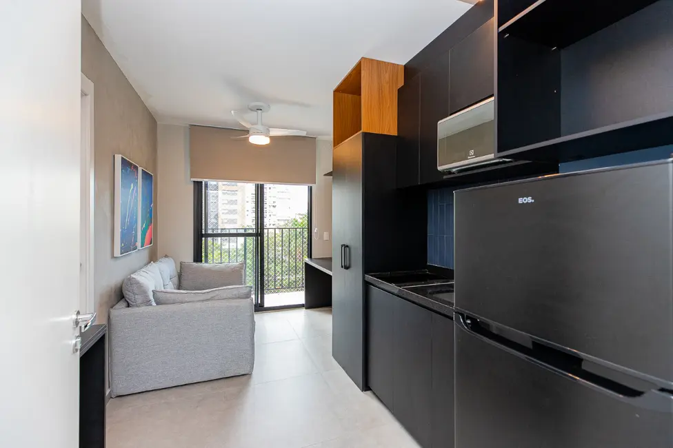 Apartamento com 1 quarto à venda, 26m2 em Campo Belo, São Paulo - SP - imagem 4 Foto 4 de Apartamento com 1 quarto à venda, 26m2 em Campo Belo, São Paulo - SP