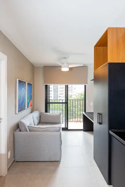 Apartamento com 1 quarto à venda, 26m2 em Campo Belo, São Paulo - SP - imagem 3 Foto 3 de Apartamento com 1 quarto à venda, 26m2 em Campo Belo, São Paulo - SP