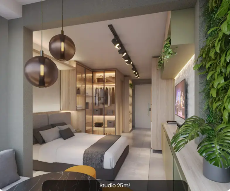 Apartamento com 1 quarto à venda, 25m2 em Pinheiros, São Paulo - SP - imagem 1 Foto 1 de Apartamento com 1 quarto à venda, 25m2 em Pinheiros, São Paulo - SP