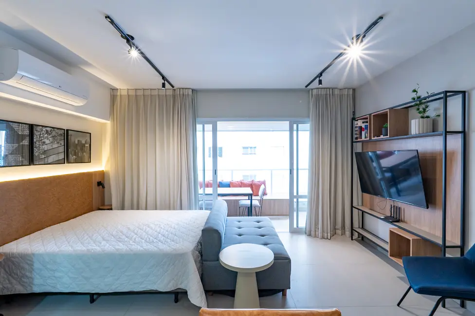 Apartamento com 1 quarto à venda, 40m2 em Campo Belo, São Paulo - SP - imagem 5 Foto 5 de Apartamento com 1 quarto à venda, 40m2 em Campo Belo, São Paulo - SP