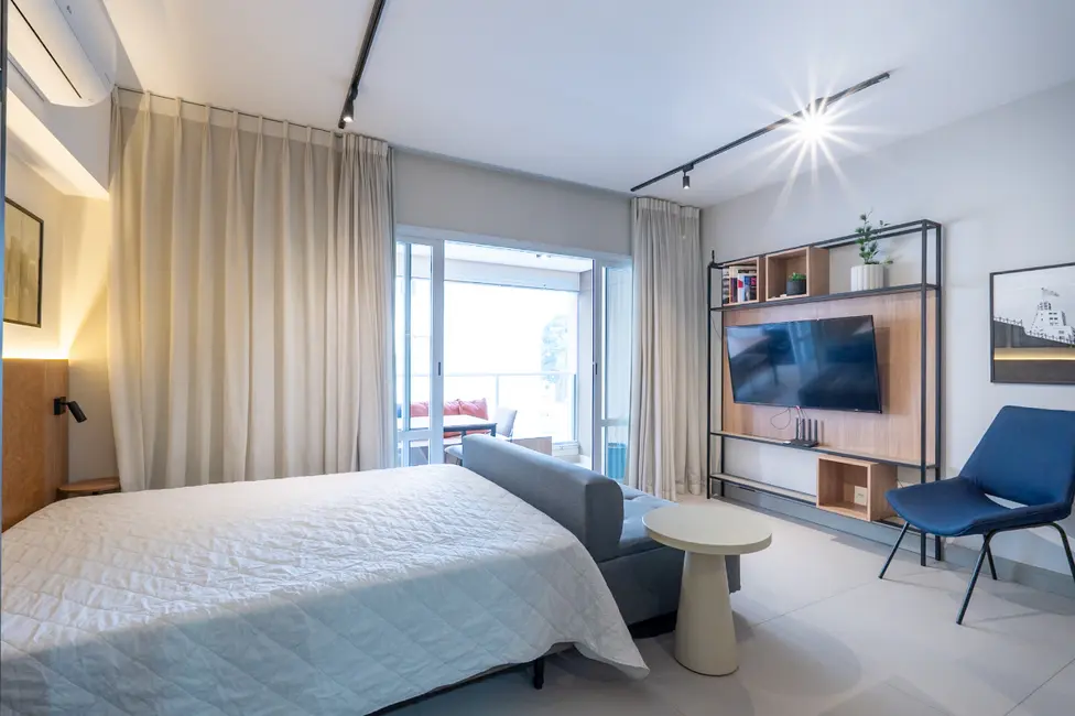 Apartamento com 1 quarto à venda, 40m2 em Campo Belo, São Paulo - SP - imagem 8 Foto 8 de Apartamento com 1 quarto à venda, 40m2 em Campo Belo, São Paulo - SP