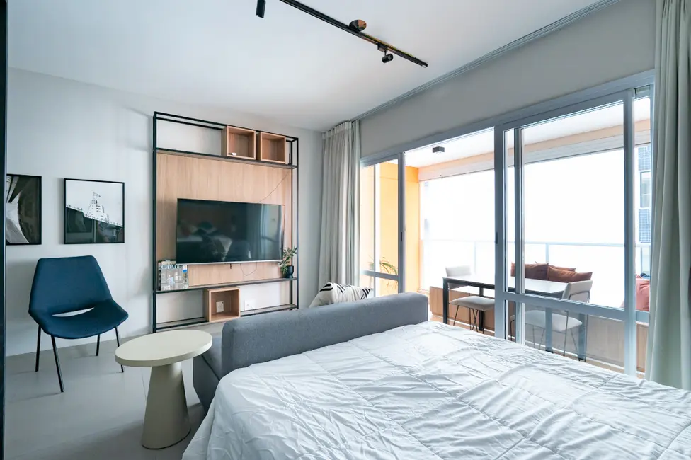 Apartamento com 1 quarto à venda, 45m2 em Campo Belo, São Paulo - SP - imagem 4 Foto 4 de Apartamento com 1 quarto à venda, 45m2 em Campo Belo, São Paulo - SP