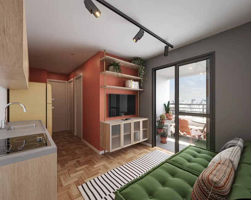 Foto 8 de Apartamento com 1 quarto à venda, 38m2 em Santa Cecília, São Paulo - SP