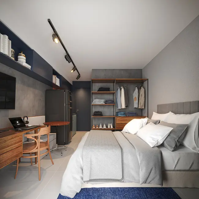 Apartamento com 1 quarto à venda, 38m2 em Santa Cecília, São Paulo - SP - imagem 6 Foto 6 de Apartamento com 1 quarto à venda, 38m2 em Santa Cecília, São Paulo - SP