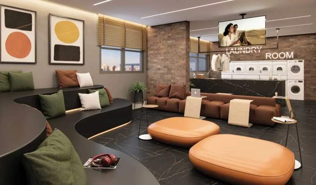 Apartamento com 1 quarto à venda, 27m2 em Santo Amaro, São Paulo - SP - imagem 3 Foto 3 de Apartamento com 1 quarto à venda, 27m2 em Santo Amaro, São Paulo - SP