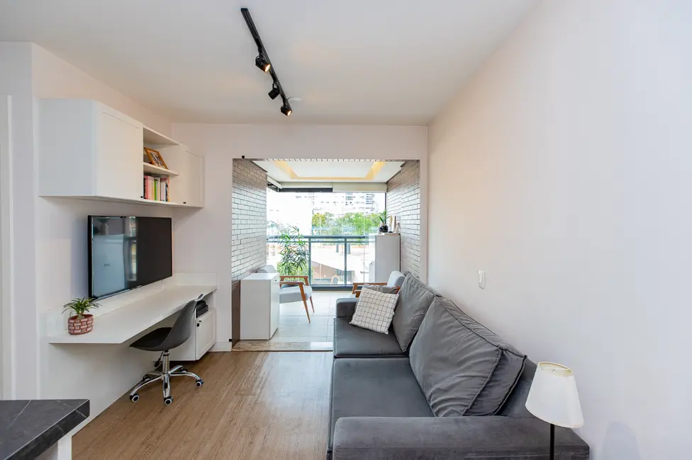 Foto 2 de Apartamento com 1 quarto à venda, 42m2 em Cidade Monções, São Paulo - SP