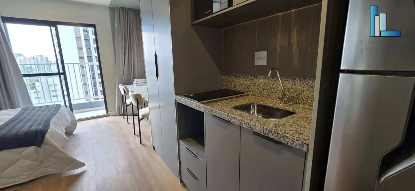 Foto 4 de Apartamento com 1 quarto à venda, 26m2 em Santo Amaro, São Paulo - SP