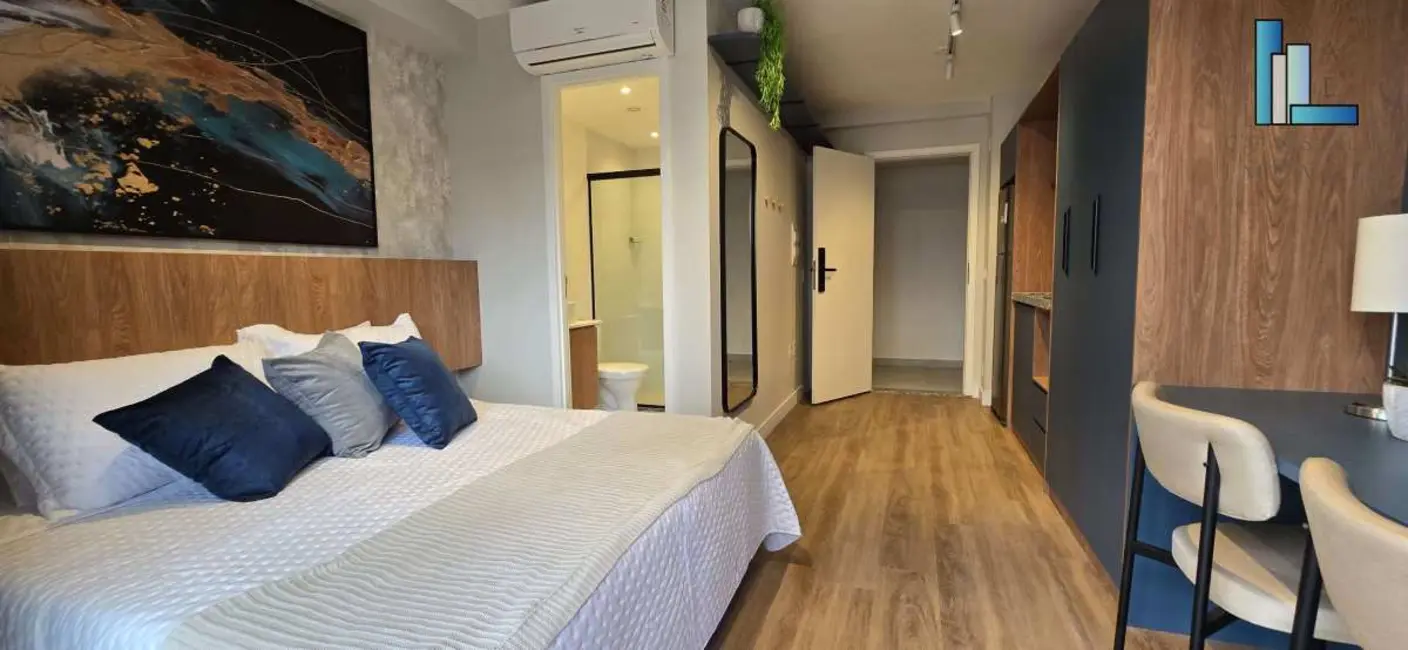 Foto 2 de Apartamento com 1 quarto à venda, 26m2 em Santo Amaro, São Paulo - SP