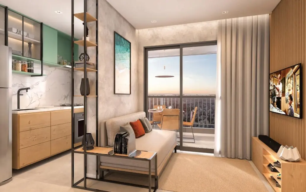 Apartamento com 2 quartos à venda, 49m2 em Santo Amaro, São Paulo - SP - imagem 3 Foto 3 de Apartamento com 2 quartos à venda, 49m2 em Santo Amaro, São Paulo - SP