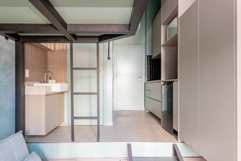 Foto 8 de Apartamento com 1 quarto para alugar, 21m2 em Santo Amaro, São Paulo - SP