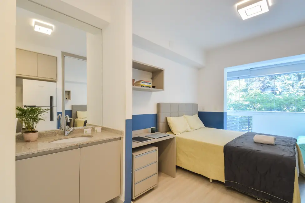 Apartamento com 1 quarto à venda, 24m2 em Vila Madalena, São Paulo - SP - imagem 7 Foto 7 de Apartamento com 1 quarto à venda, 24m2 em Vila Madalena, São Paulo - SP