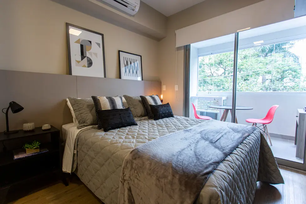 Apartamento com 1 quarto à venda, 24m2 em Vila Madalena, São Paulo - SP - imagem 3 Foto 3 de Apartamento com 1 quarto à venda, 24m2 em Vila Madalena, São Paulo - SP