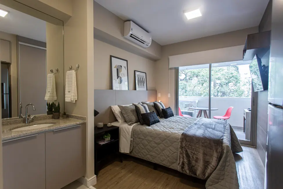 Apartamento com 1 quarto à venda, 24m2 em Vila Madalena, São Paulo - SP - imagem 8 Foto 8 de Apartamento com 1 quarto à venda, 24m2 em Vila Madalena, São Paulo - SP