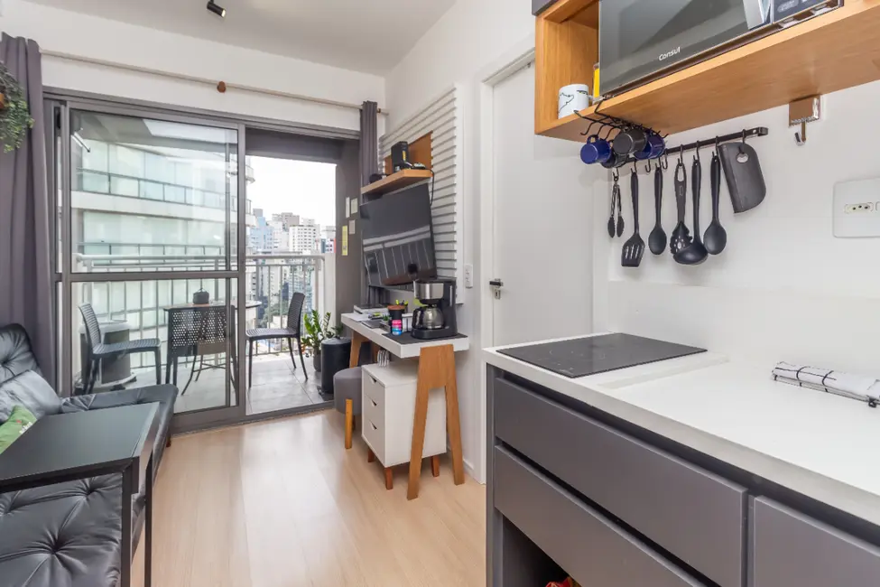 Apartamento com 1 quarto à venda, 27m2 em Vila Nova Conceição, São Paulo - SP - imagem 5 Foto 5 de Apartamento com 1 quarto à venda, 27m2 em Vila Nova Conceição, São Paulo - SP