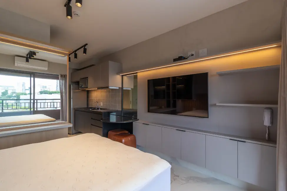 Apartamento com 1 quarto à venda, 27m2 em Santo Amaro, São Paulo - SP - imagem 2 Foto 2 de Apartamento com 1 quarto à venda, 27m2 em Santo Amaro, São Paulo - SP