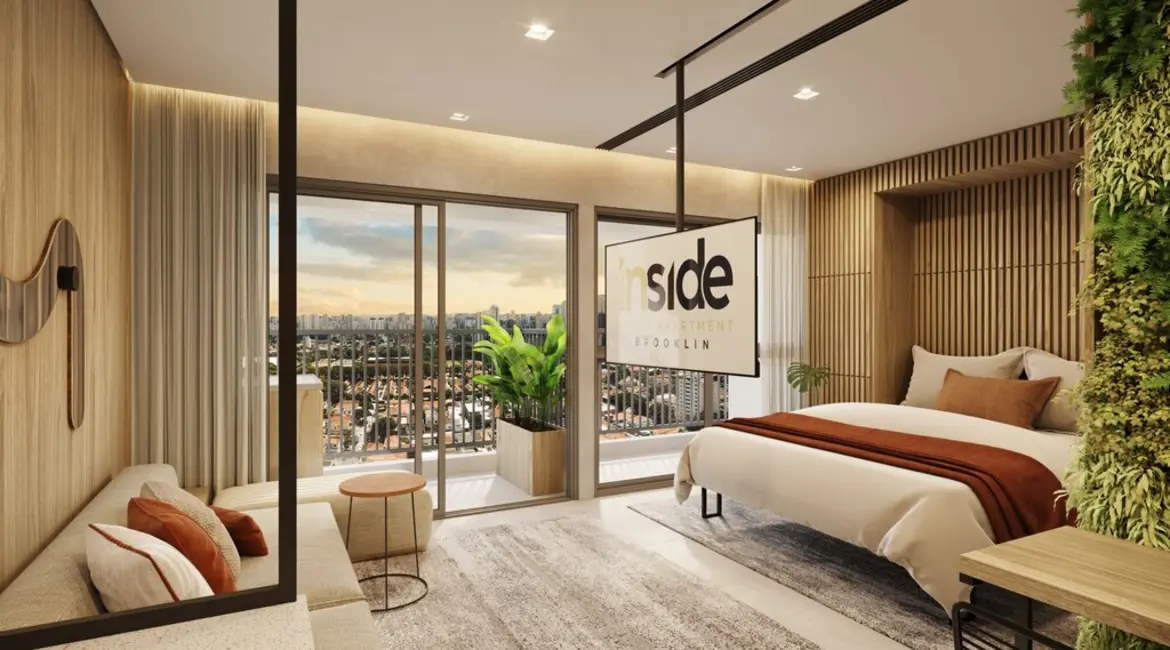 Apartamento com 1 quarto à venda, 21m2 em Brooklin Paulista, São Paulo - SP - imagem 4 Foto 4 de Apartamento com 1 quarto à venda, 21m2 em Brooklin Paulista, São Paulo - SP