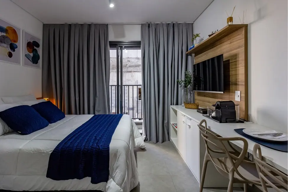 Foto 4 de Apartamento com 1 quarto à venda, 24m2 em Jardim das Acácias, São Paulo - SP