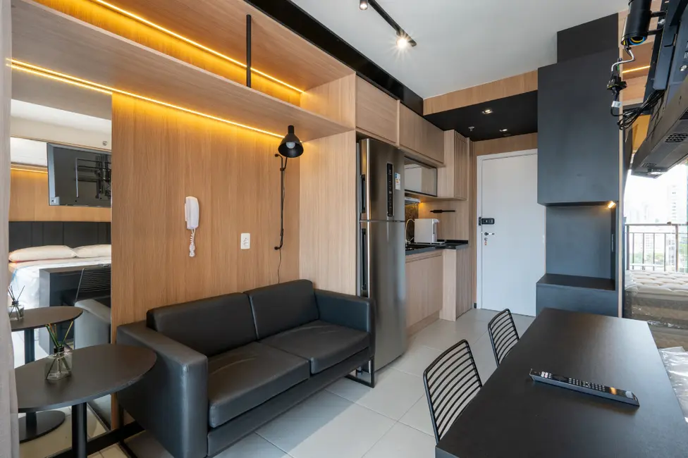 Apartamento com 1 quarto à venda, 27m2 em Santo Amaro, São Paulo - SP - imagem 4 Foto 4 de Apartamento com 1 quarto à venda, 27m2 em Santo Amaro, São Paulo - SP