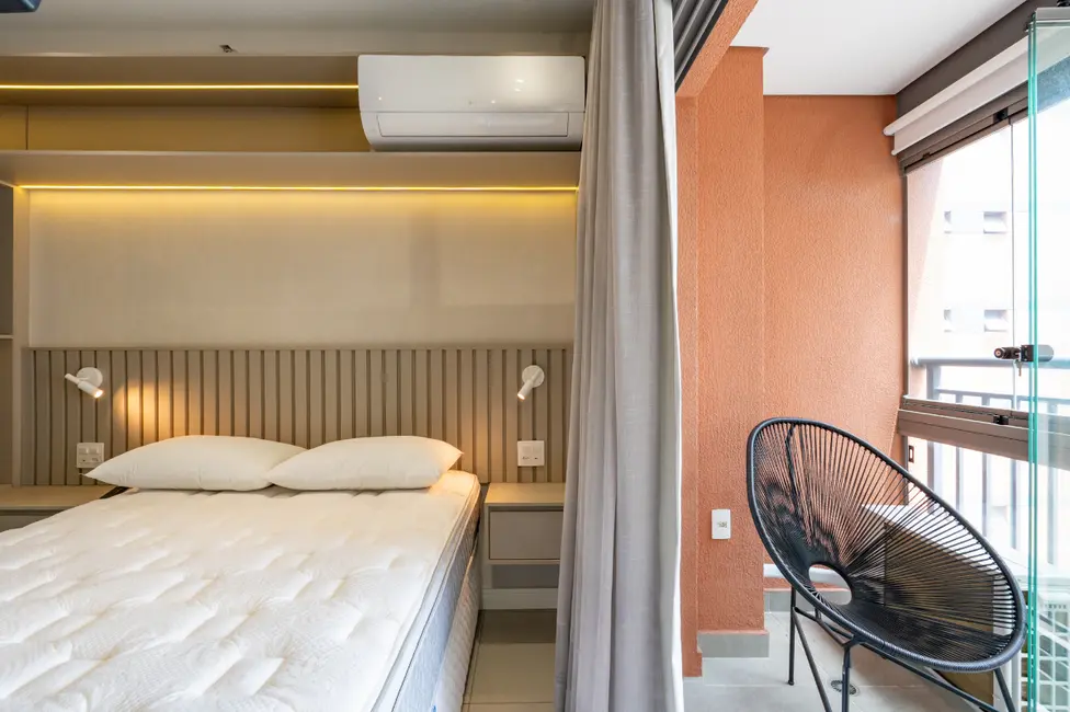Foto 4 de Apartamento com 1 quarto à venda, 27m2 em Santo Amaro, São Paulo - SP