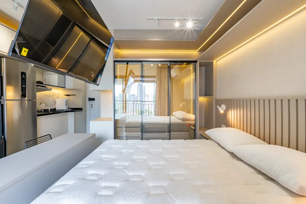 Foto 7 de Apartamento com 1 quarto à venda, 27m2 em Santo Amaro, São Paulo - SP