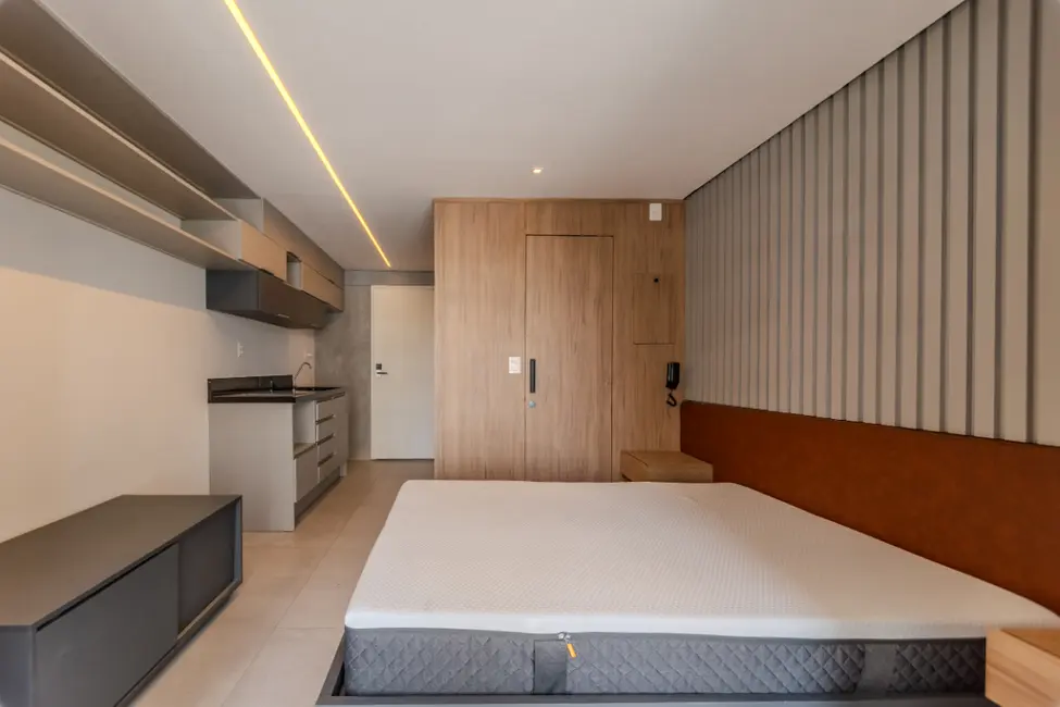 Apartamento com 1 quarto à venda, 25m2 em Campo Belo, São Paulo - SP - imagem 2 Foto 2 de Apartamento com 1 quarto à venda, 25m2 em Campo Belo, São Paulo - SP